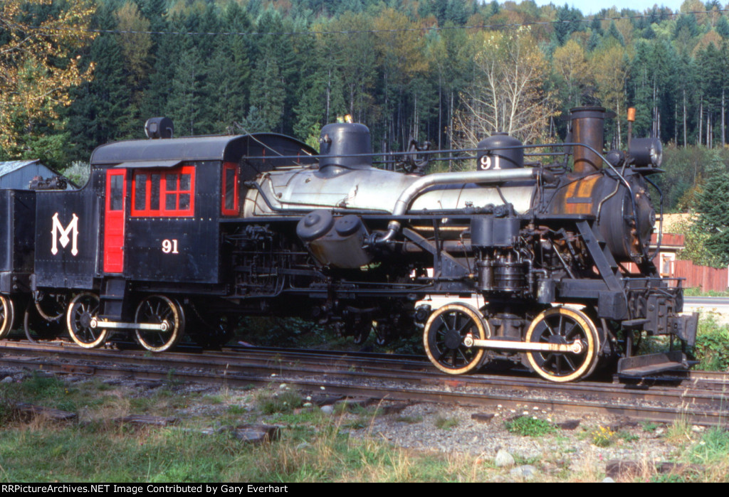 MRSR 3-Truck Heisler #91 - Mt Ranier Scenic RR